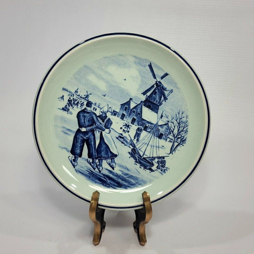 DELFT BY BOCH BELGIUM 6.5" MADE FOR ROYAL SPHINX ~ Decorative Holland Plate